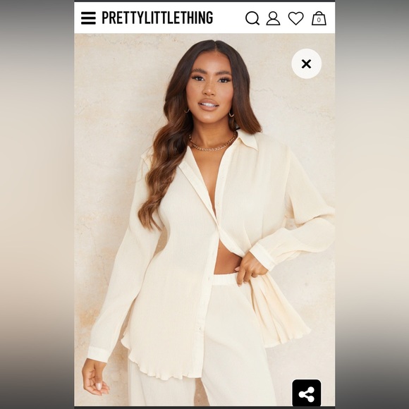 Pretty Little Thing Plisse Pleated Outfit - Picture 2 of 6